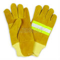 Fire fighting Gloves with flame retardant waterproof and reflective strap